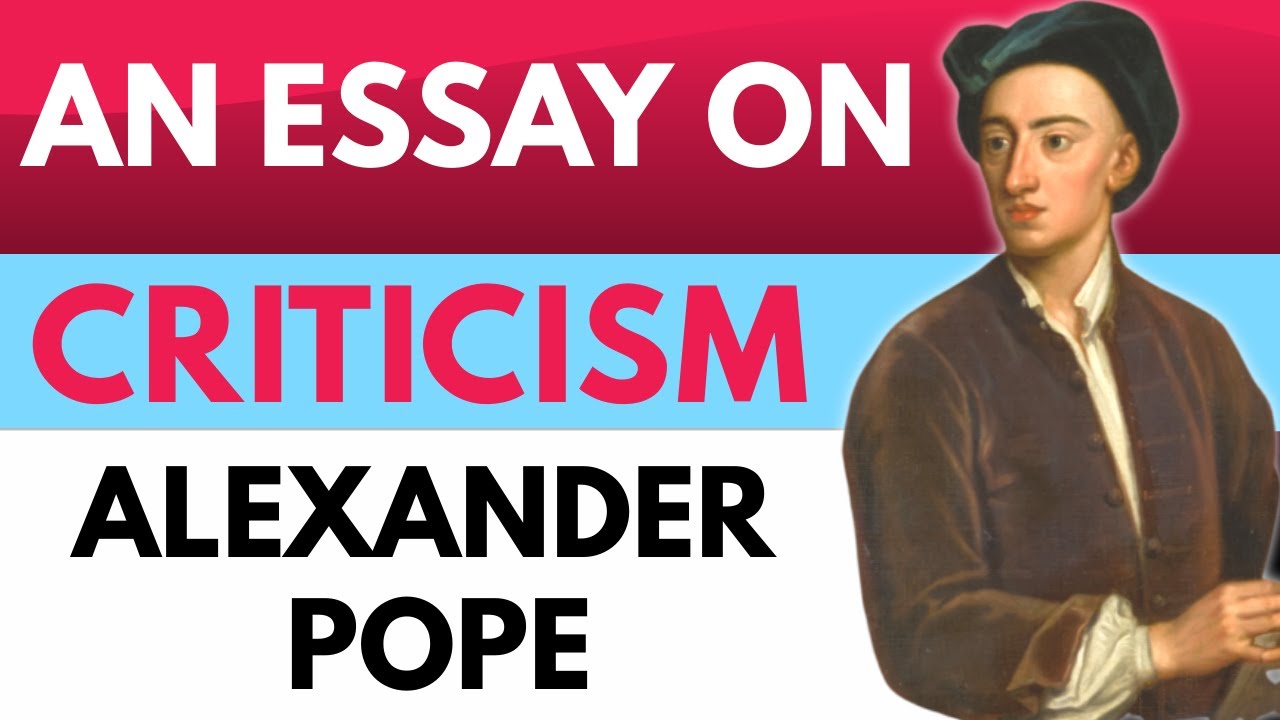 An Essay on Criticism By Alexander Pope in Hindi