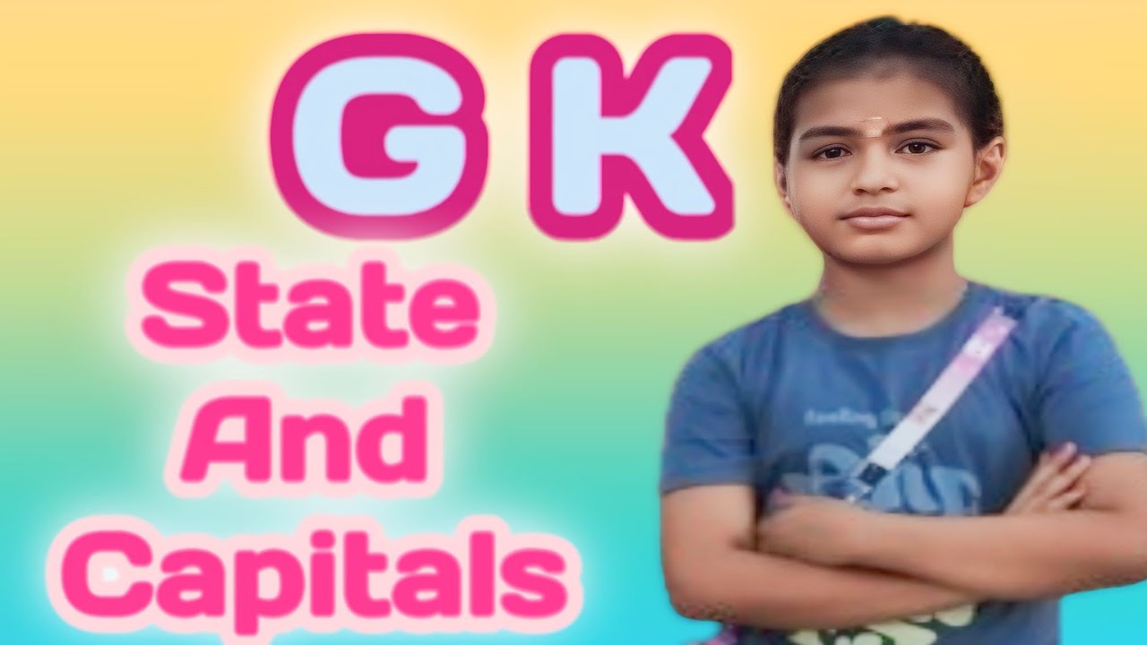GK ।  State And Capitals। Very Important। by Ananya mam। Ananya Academy