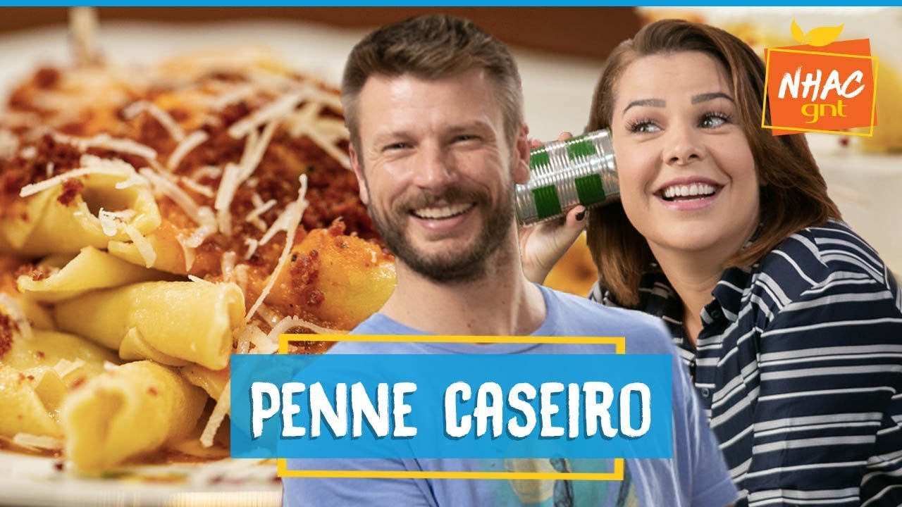 Penne com calabresa e molho de tomate caseiro | Rodrigo Hilbert | Tempero de Família