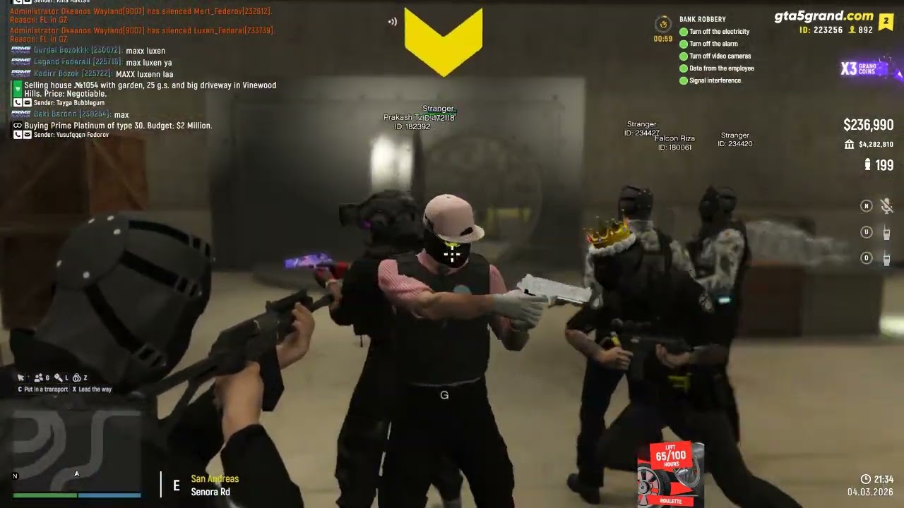 Bank Robbery. 04-03-2026. Time: 21:30