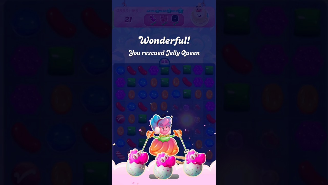 Candy Crush saga level 4895 | - no | 
