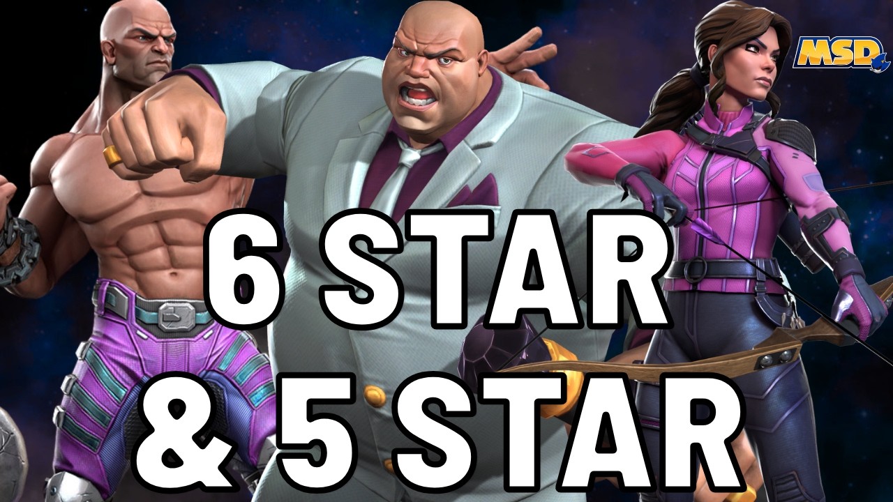 Лучшие 5- и 6-звездные чемпионы для прокачки | Marvel Contest of Champions