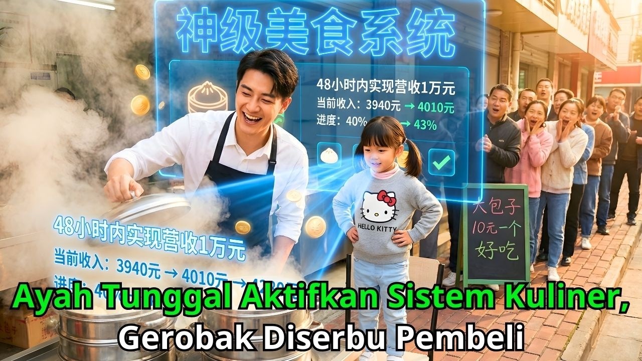 Ayah Tunggal Aktifkan Sistem Kuliner, Gerobak Kecil Berubah Jadi Tempat Makan Antri Sepanjang Jalan