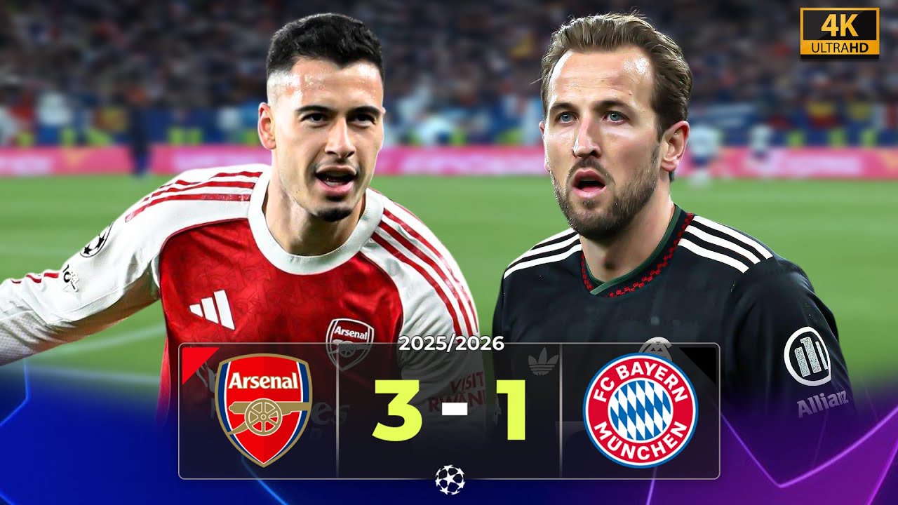 The Curse Is FINALLY Broken! – Arsenal Destroyed Bayern Munich 🔴⚪ [4K] UCL 2025