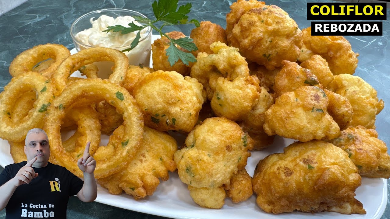 Coliflor Rebozada Muy Fácil y Sabrosa 😎 ¡Mucho más sabrosa que la carne! 😋