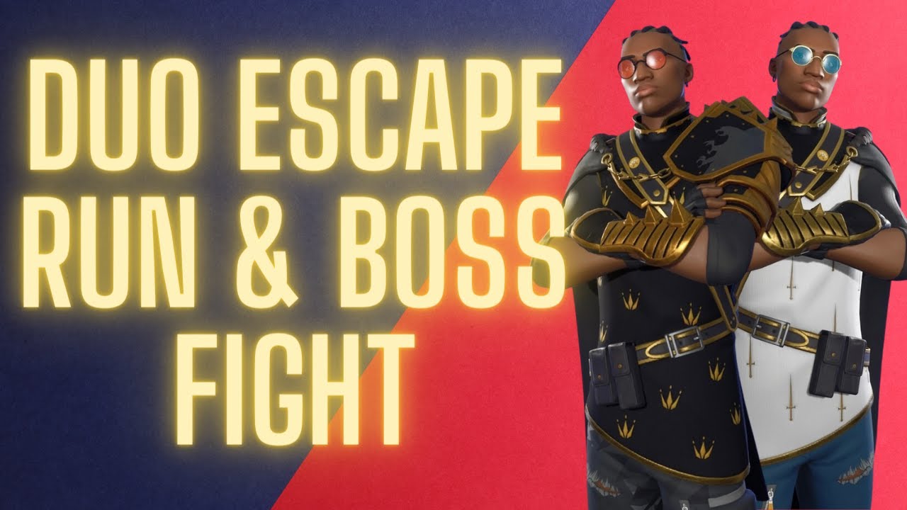 Duo Escape Run & Boss Fight Map by QtUiii