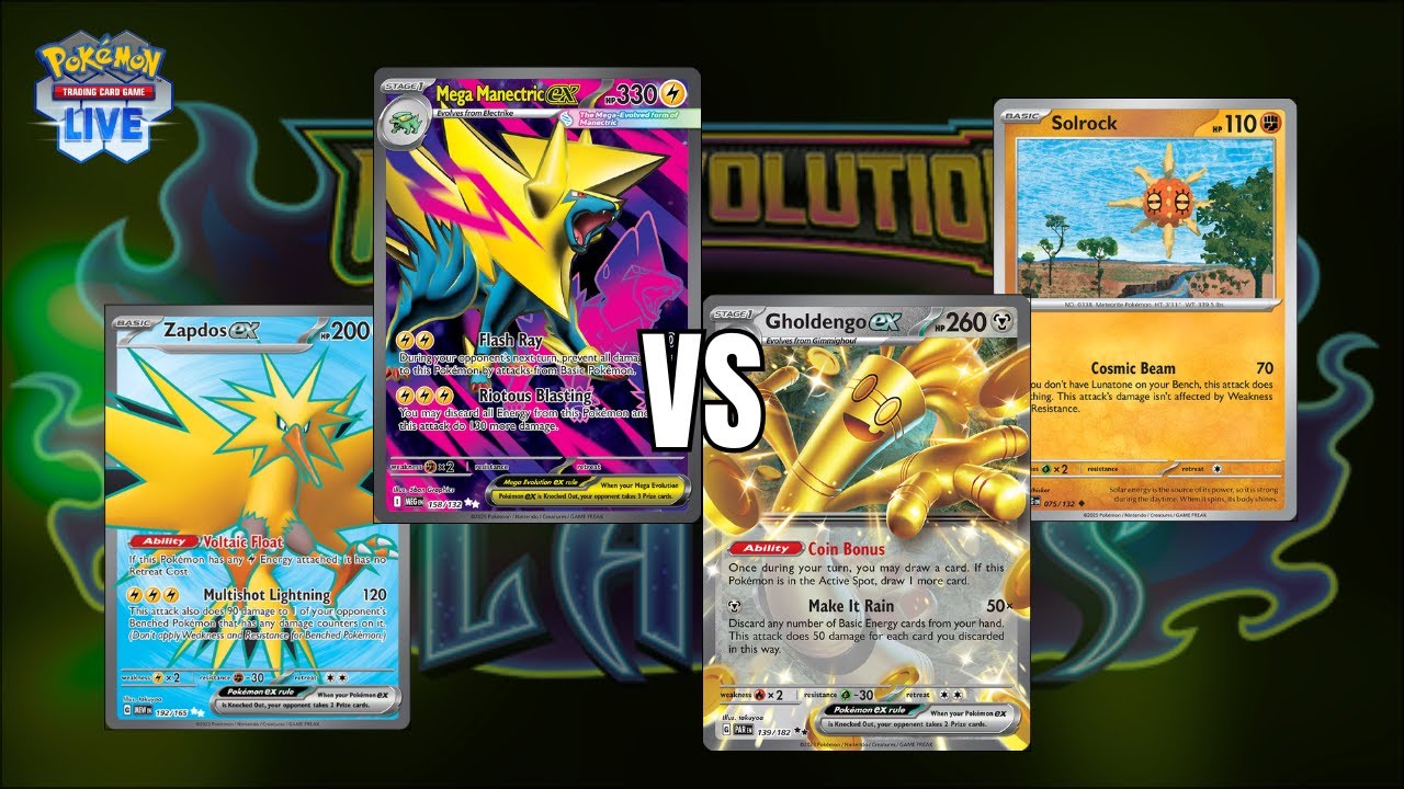 Mega Manectric ex VS. Gholdengo ex - Dec 2025 Ranked (PTCGL: Mega Evolution - Phantasmal Flames)
