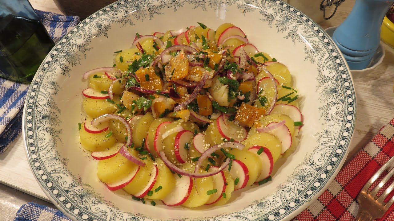 Ma SALADE DE POMMES DE TERRE tiède au Haddock Mère Mitraille un régal ! - Gourmandises TV
