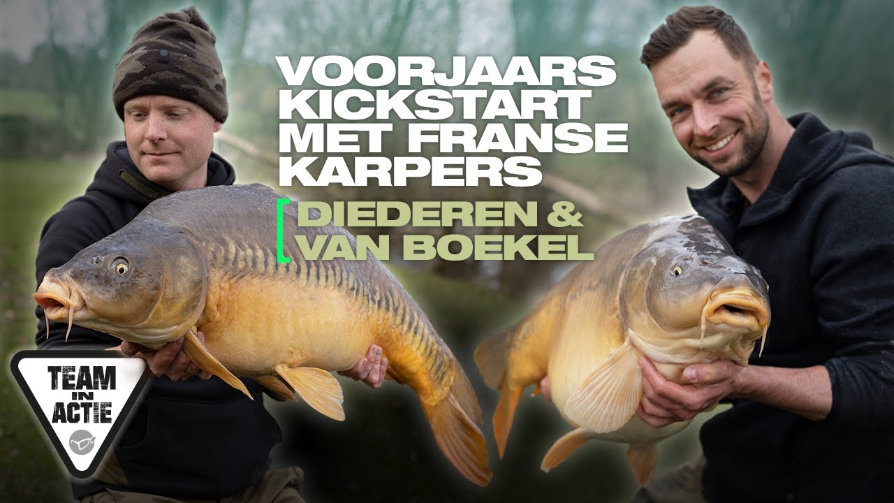 Karpervissen in Frankrijk - Team Korda in actie - Ben van Boekel & Kevin Diederen