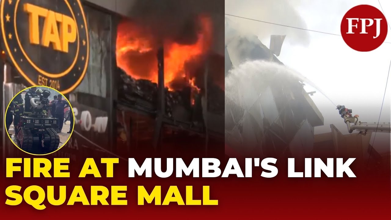 Massive Fire Erupts at Croma Showroom in Bandra; No Casualties Reported​