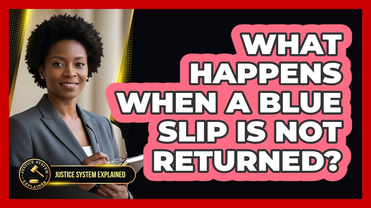 What Happens When a Blue Slip Is Not Returned?