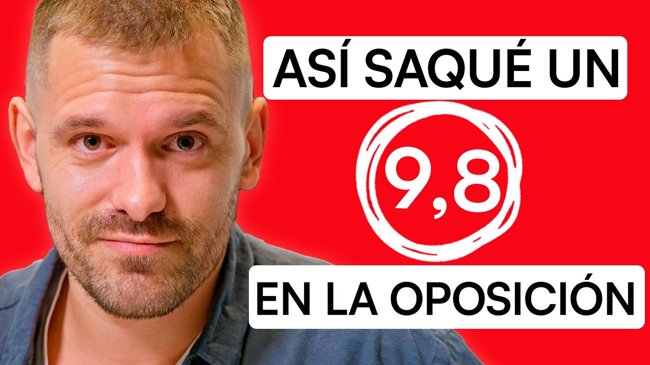 Saqué un 9,8 en mis Oposiciones con esta Estrategia | Formación Ninja