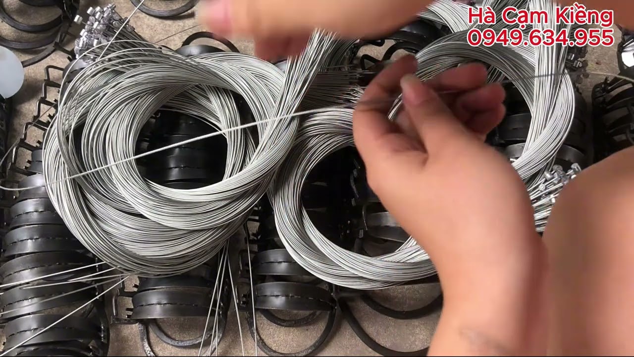 Phụ kiện dây phanh dây thắng buộc cạm kiềng khi đặt bẫy thú | Cạm kiềng loại 1 giá rẻ 2024