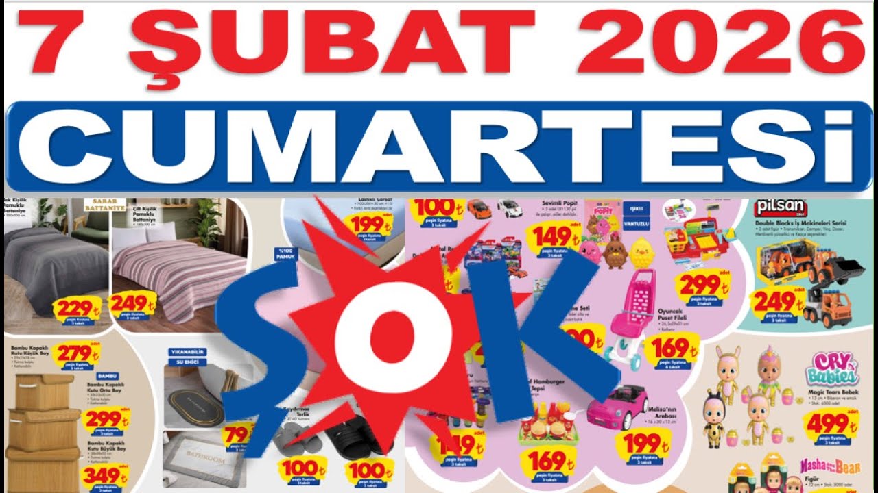 ŞOK 7 ŞUBAT 2026 KATALOĞU ✅ ŞOK MARKET CUMARTESİ ✅ AKTÜEL ÜRÜNLER | RESMİ KATALOG | NET ANLATIM