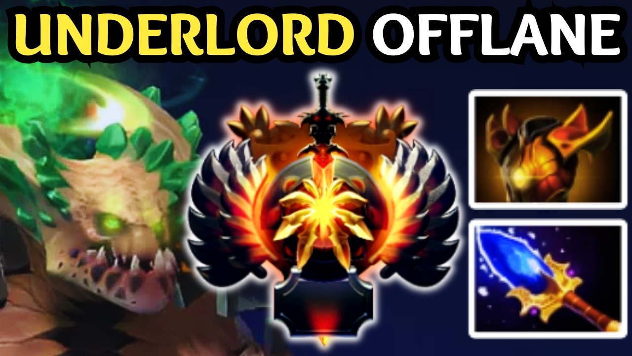 🔥 UNDERLORD OFFLANE — FIRESTORM 😈 ATROPHY 😈 TOTAL CONTROL 😈 | DOTA 2 🔥