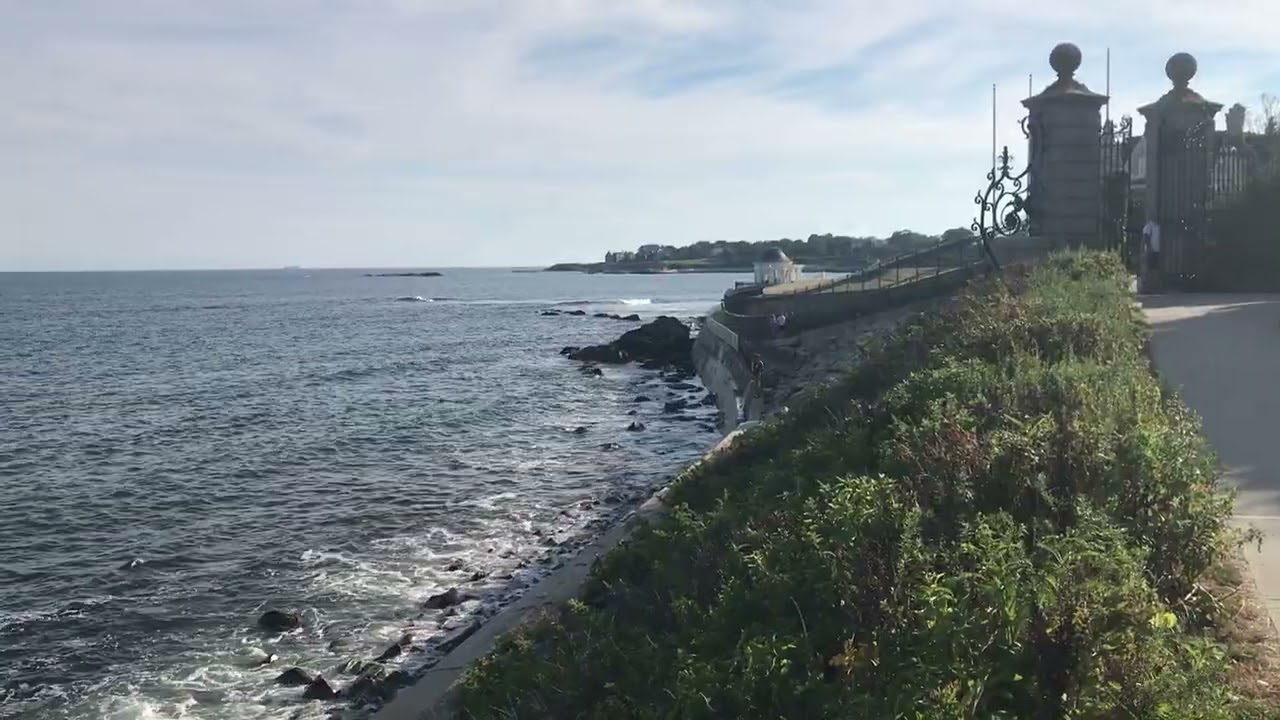 Ocean @ Ochre Point, Cliff Walk in Newport, walking southward - 1 - 21 Aug '22