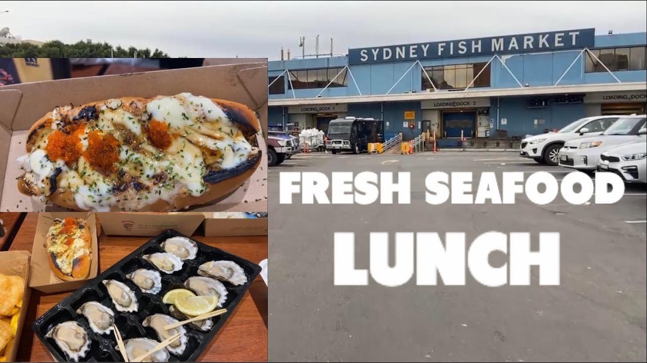 Australia's Largest Fish Market! Sydney's Fresh Seafood Market + Munching On Bone Marrow