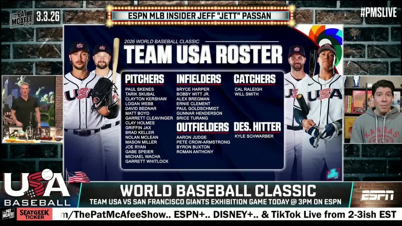 Why Jeff Passan says Team USA is 'unquestionably' the best team in history | The Pat McAfee Show