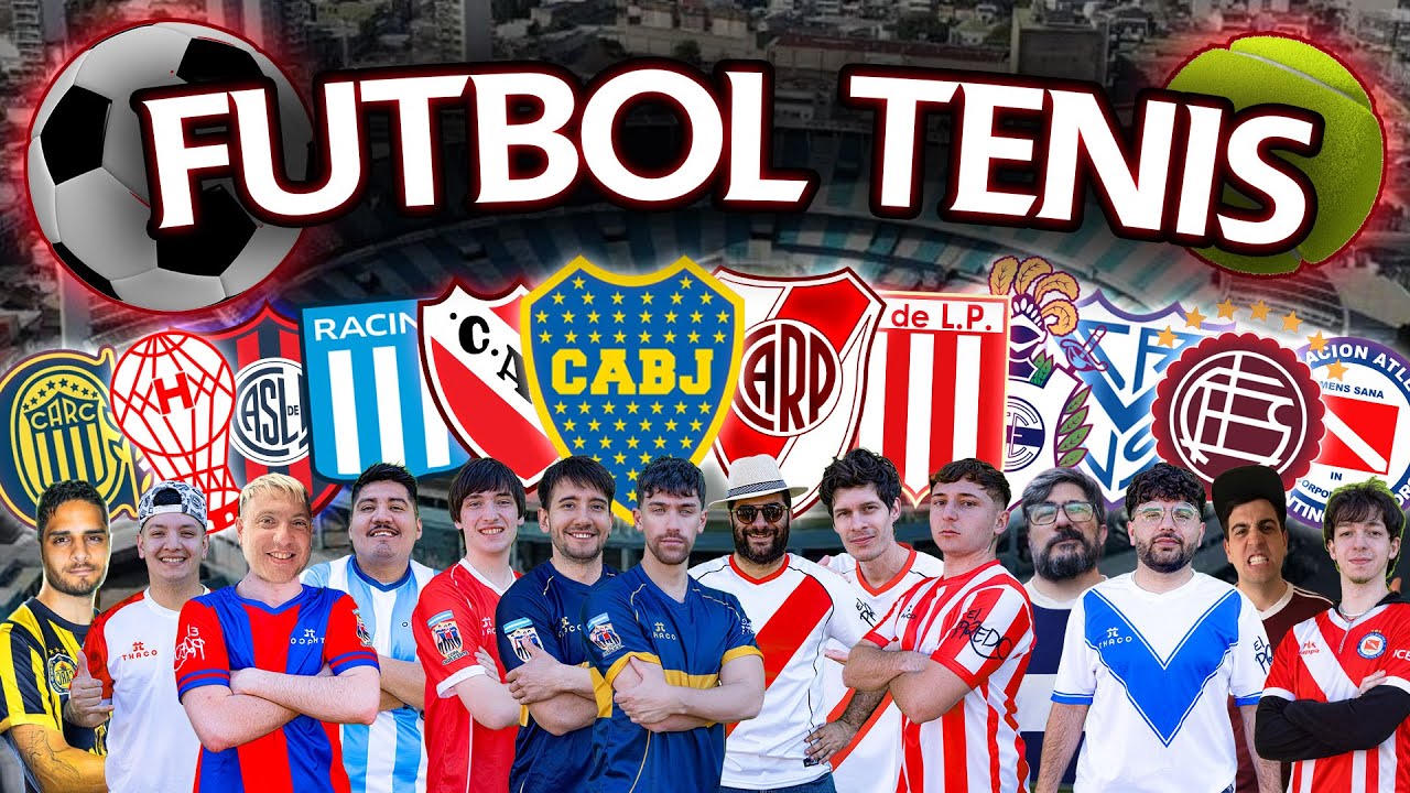 FÚTBOL TENIS CON LOS MEJORES DEL FÚTBOL ARGENTINO - PARTE 1