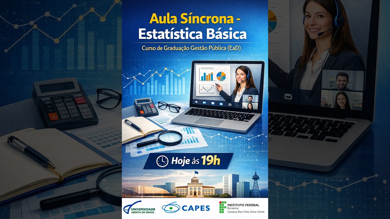 Aula Síncrona - Estatística Básica do Curso de Graduação Gestão Pública (EaD)