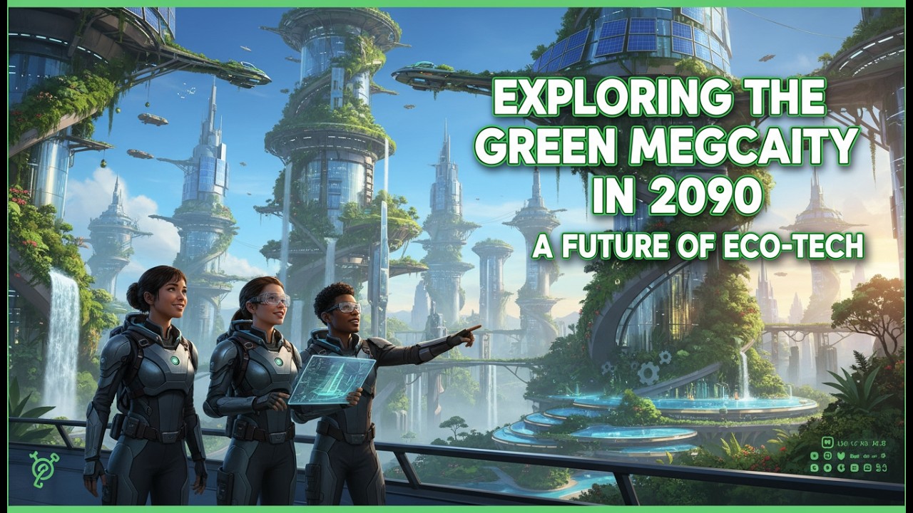 Exploring the Green Megacity in 2090: A Future of Eco-Tech