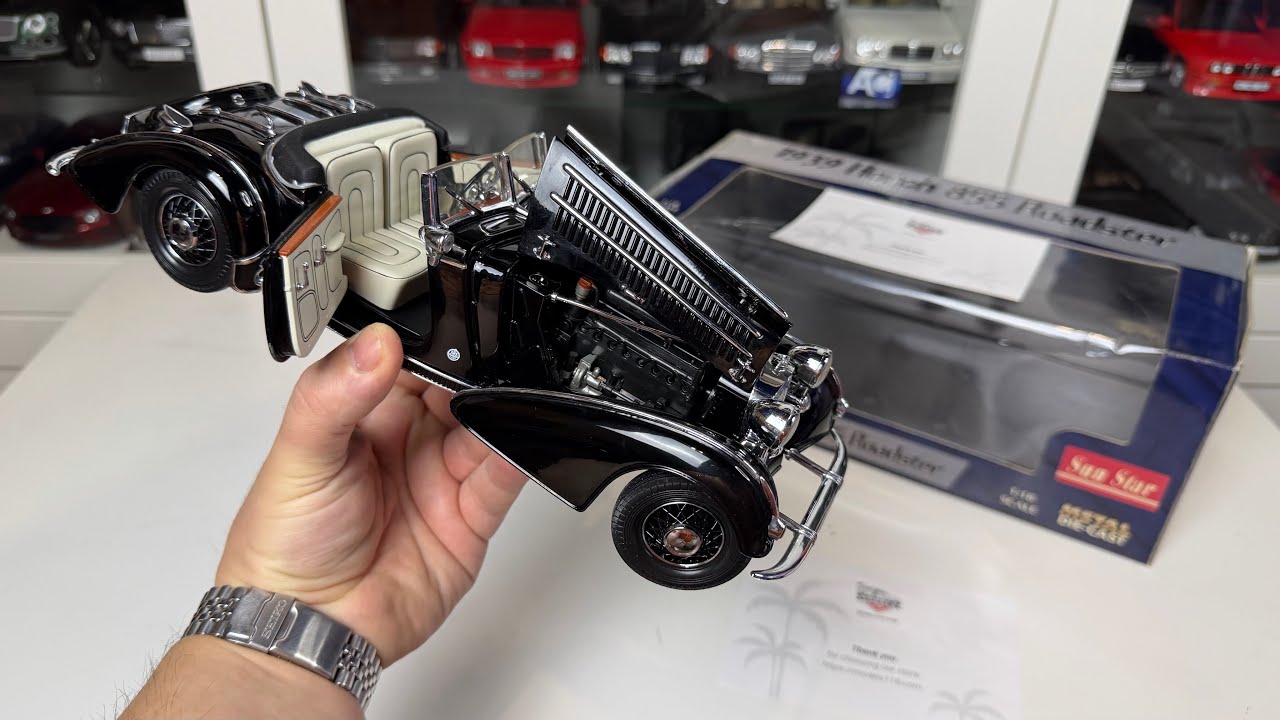 1:18 Horch 855 Roadster - Sun Star (unboxing)