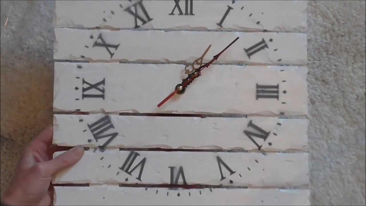 DIY Quarzuhrwerk / Wanduhr Zeiger richtig montieren Anleitung
