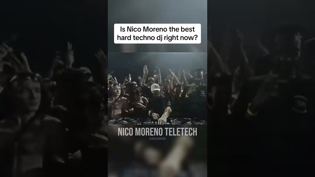 Nico Moreno @Teletech, Manchester📍Track ID - The Feeling (ACOR HT Rework) - Massano🤯 #rave #techno