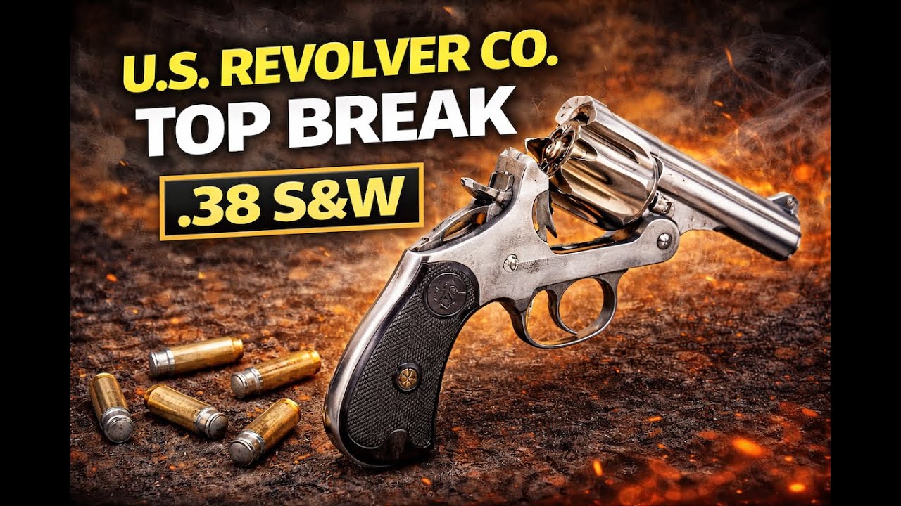 Револьвер US Revolver Co 38 S&W Top Break - Iver Johnson (разборка - реставрация)