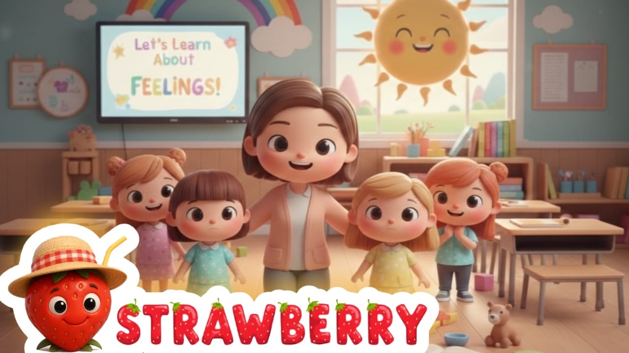 All My Feelings Poem 🌈 | Kids Emotional Learning Song | Happy Sad Angry Scared Feelings