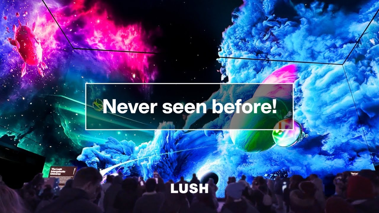 Lush turns Outernet into outer space this festive season!