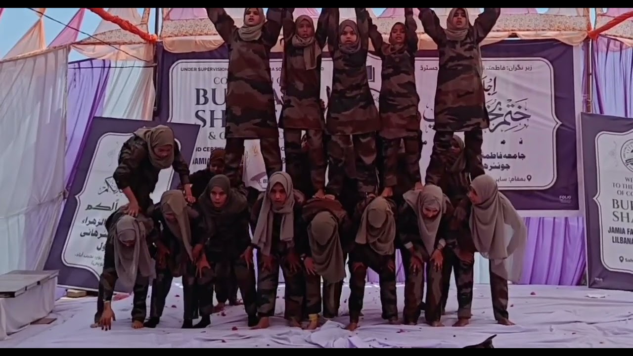 Superhit performance, Power of girls outstanding performance 🏆 students of jamia Fatmi 2025