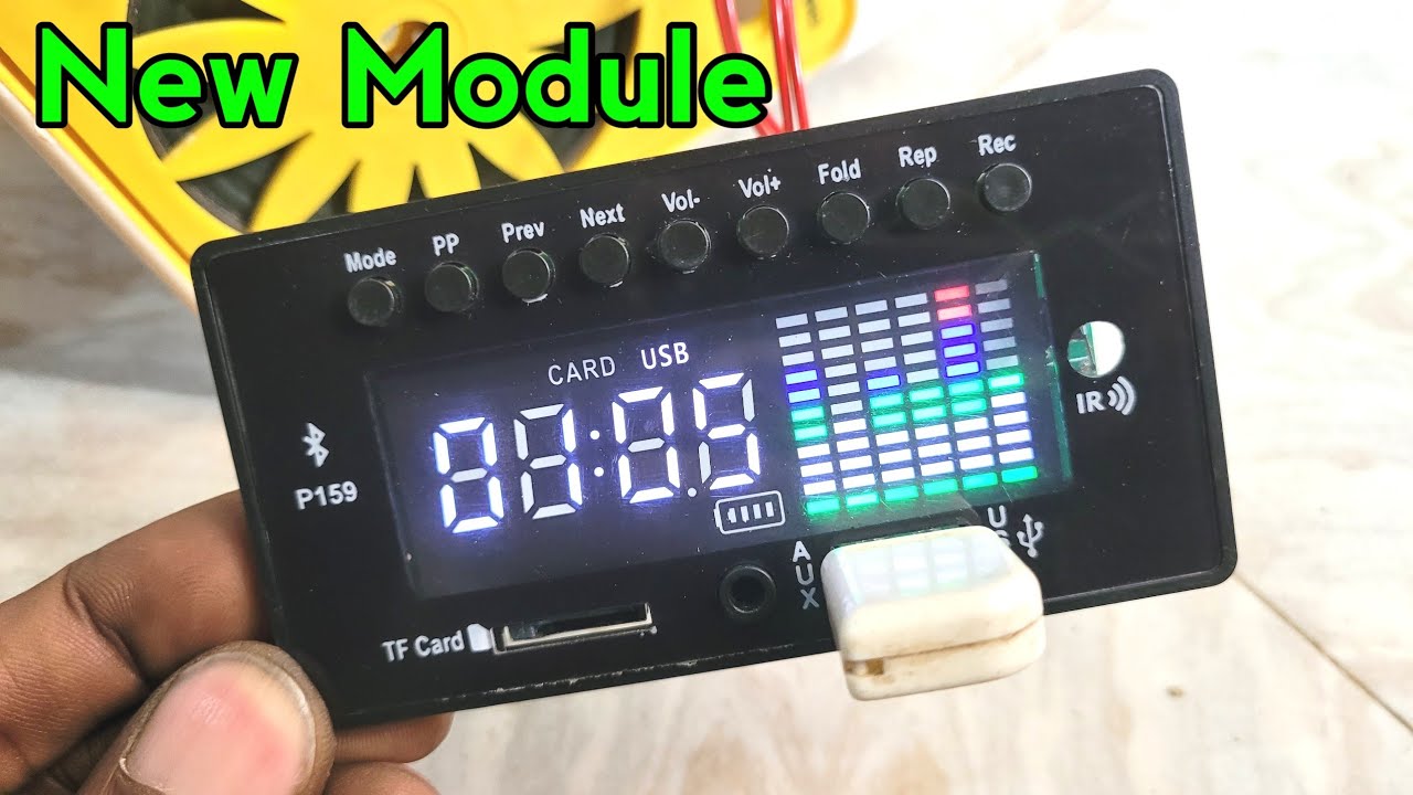P159 Bluetooth Amplifier Module Display | Electronics Verma 