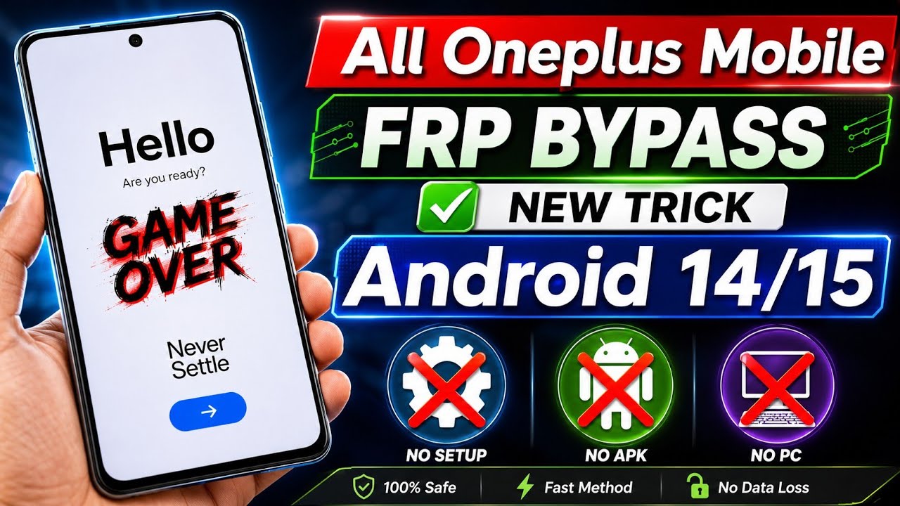 All OnePlus Android 15 FRP Bypass|OnePlus Nord CE 3 lite 5G FRP Bypass *#899# Not Working Without Pc