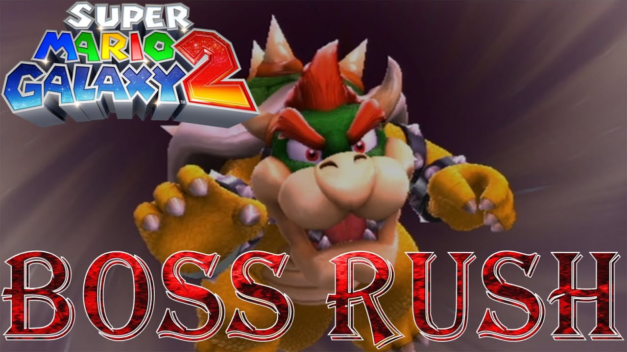 Super Mario Galaxy 2 - Boss Rush (All Boss Fights, No Damage)