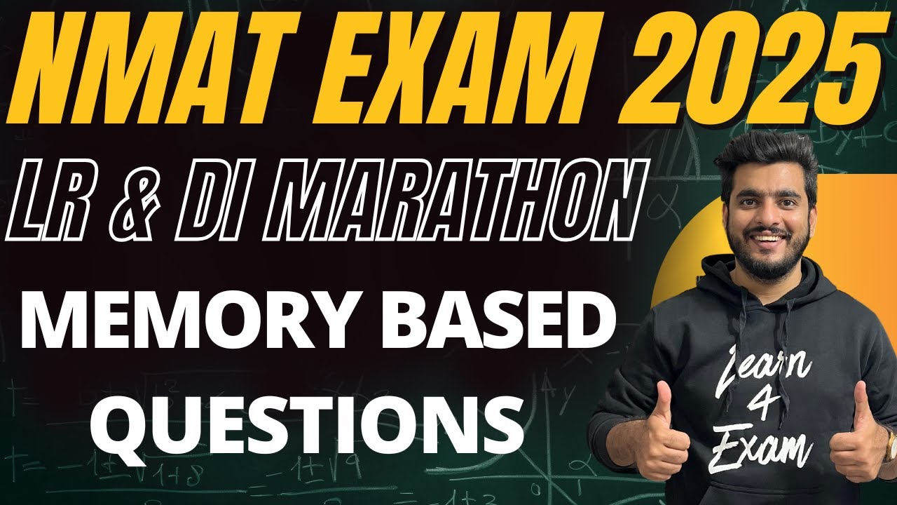 NMAT 2025 LR & DI Marathon | Memory Based Questions + Score Boosting Tricks