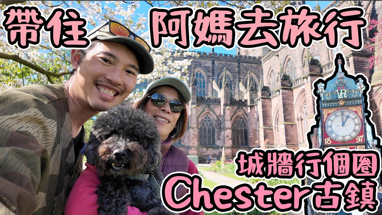 帶阿媽去旅行｜英國Chester古鎮｜城牆行個圈
