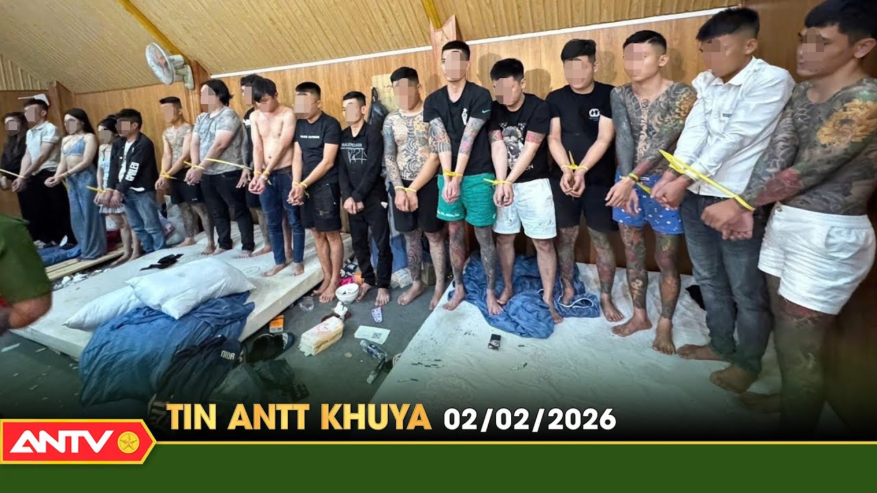 Tin tức an ninh trật tự nóng, thời sự Việt Nam mới nhất 24h khuya ngày 2/2 | ANTV