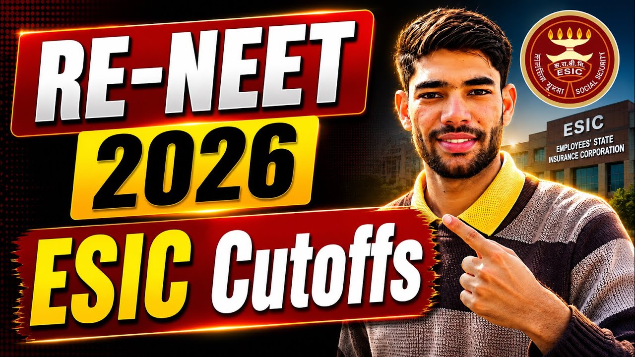 RE-NEET 2026 ESIC Quota Category Wise Cutoff 📊 | ESIC Quota Seats & Cutoff 2026 | RENEET ESIC Cutoff