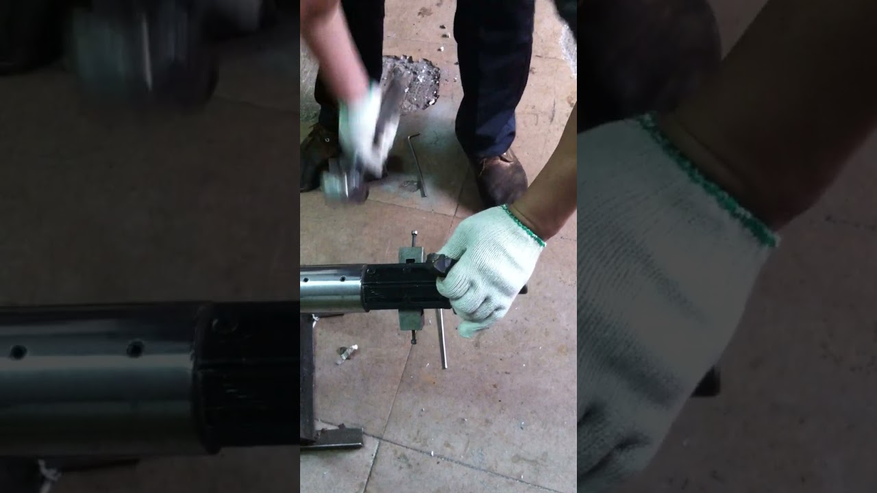 Maintenance of the air inflation shaft