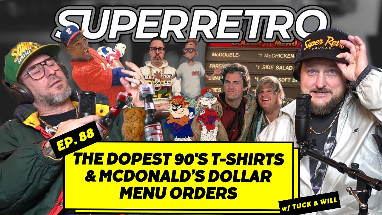 Most Nostalgic 90s T-shirts, The Bud Bowl, The Dollar Menu & Chris Farley as Shrek? - EP88