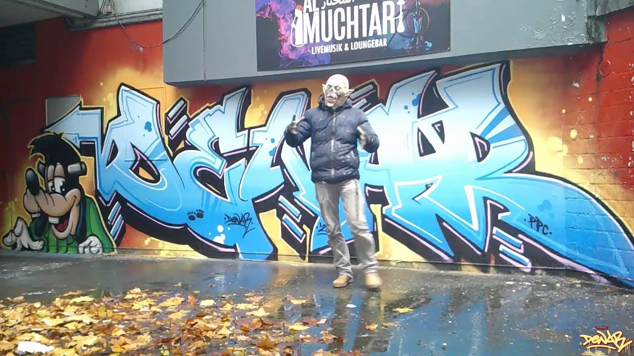 DISCO DENAR / Graffiti Spray in Blue / Zombie Walk / Stylewriting in the Rain / Making Of /