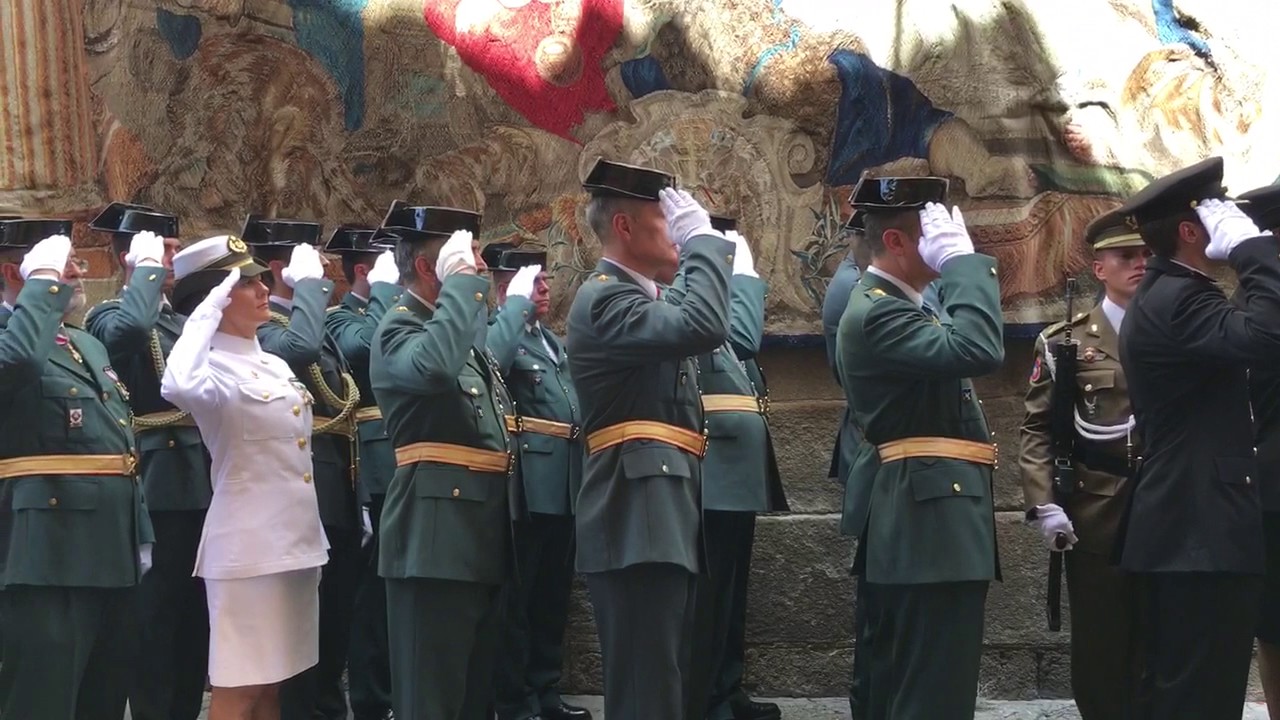 Final de la procesión del Corpus de Toledo