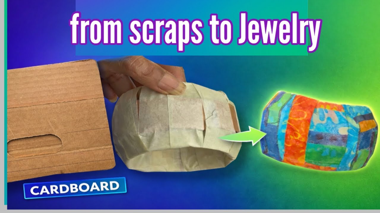 Cardboard?! This DIY Bracelet Blank Actually Works
