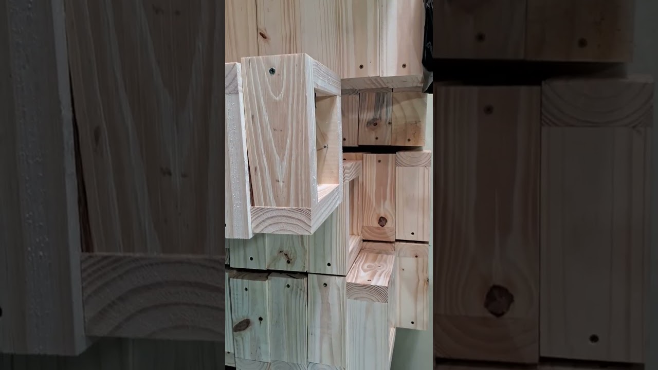 Produção das caixas para Mandaçaia e Jataí.