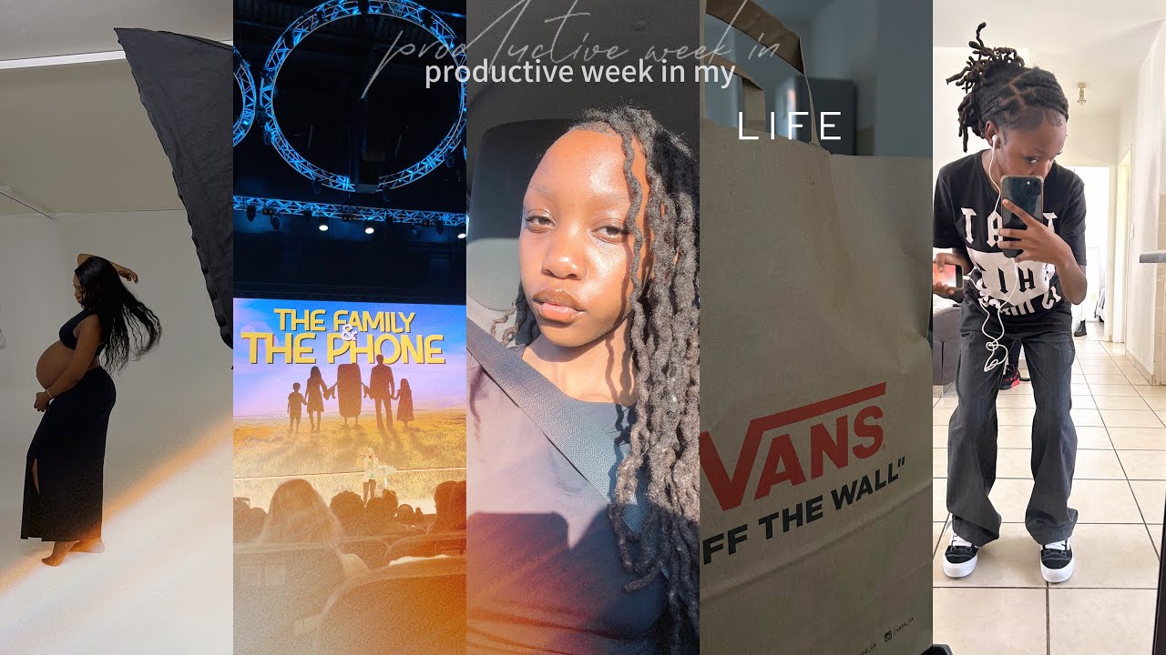 PRODUCTIVE WEEK IN MY LIFE [ shoots , hauls , shopping etc ] South African Youtuber