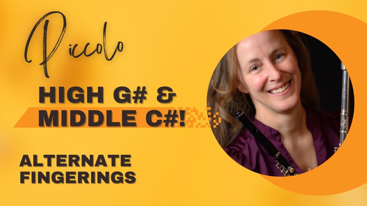 The 2 most essential alternate fingerings for piccolo