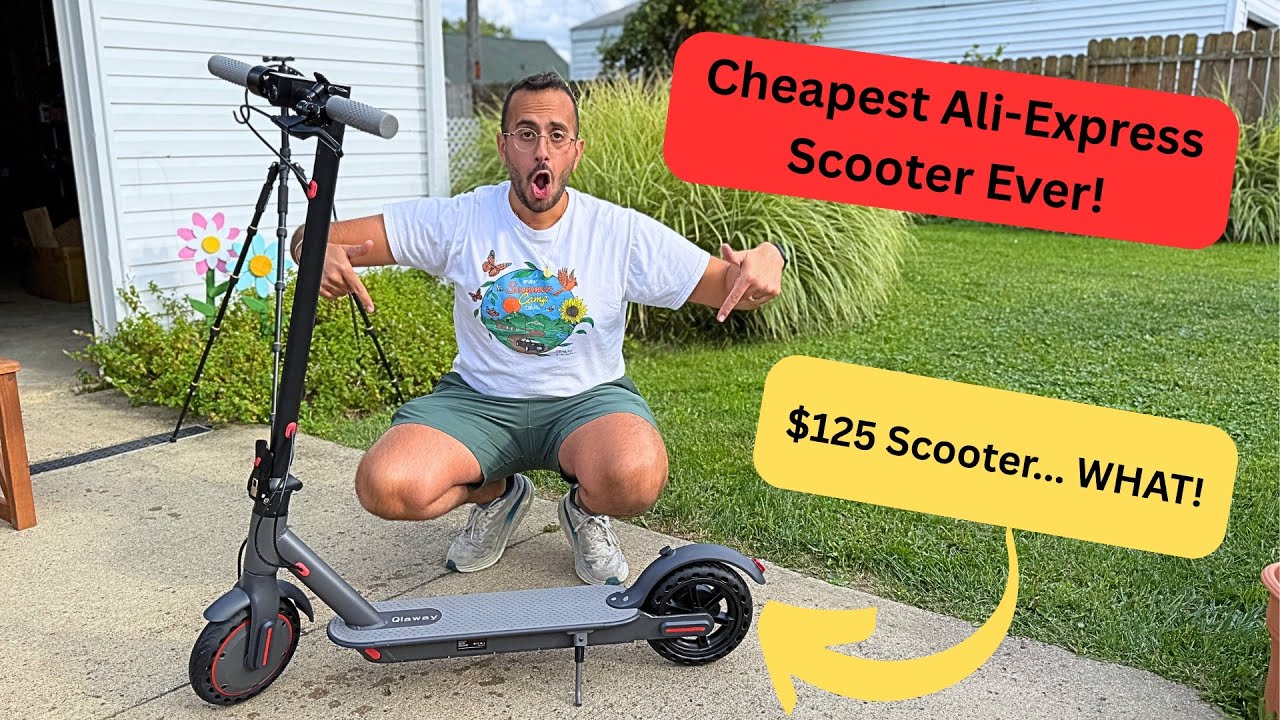 I bought the CHEAPEST Electric Scooter from AliExpress ($125) - Full Review & Real Test!