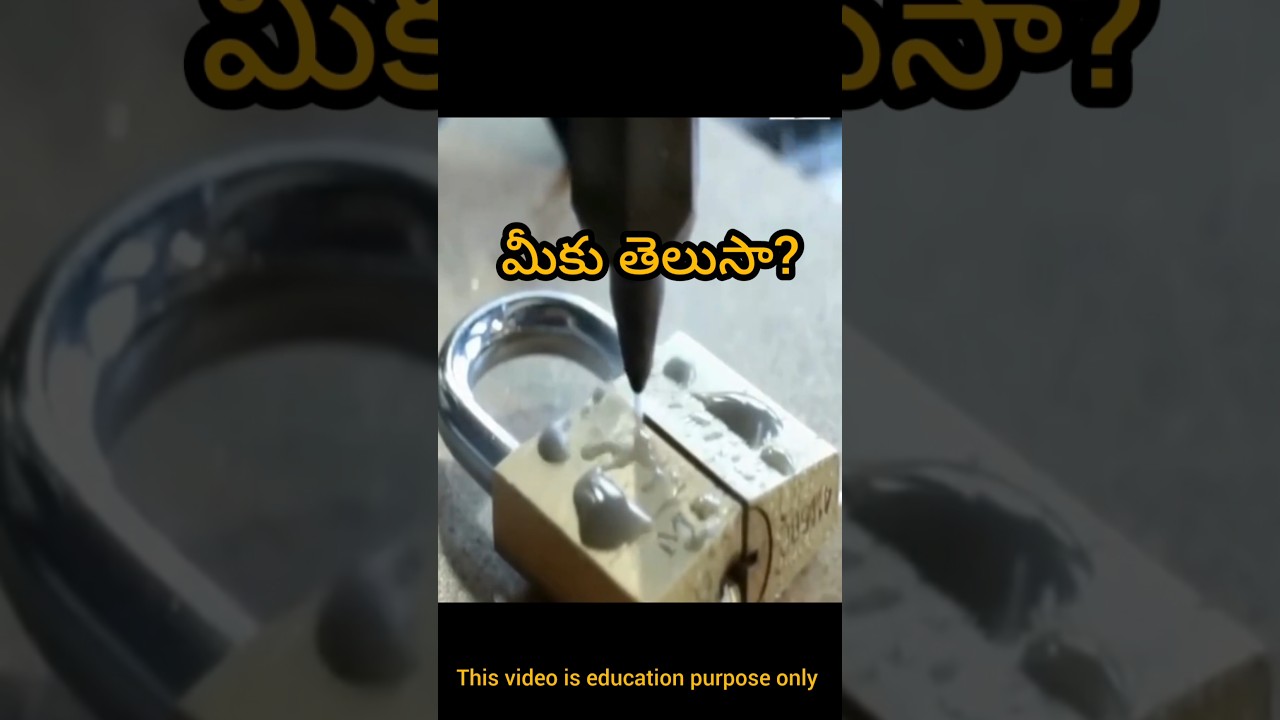 కత్తి కంటే పదునైన నీరు! 💧 Water Jet Cutting Technology #shorts #facts