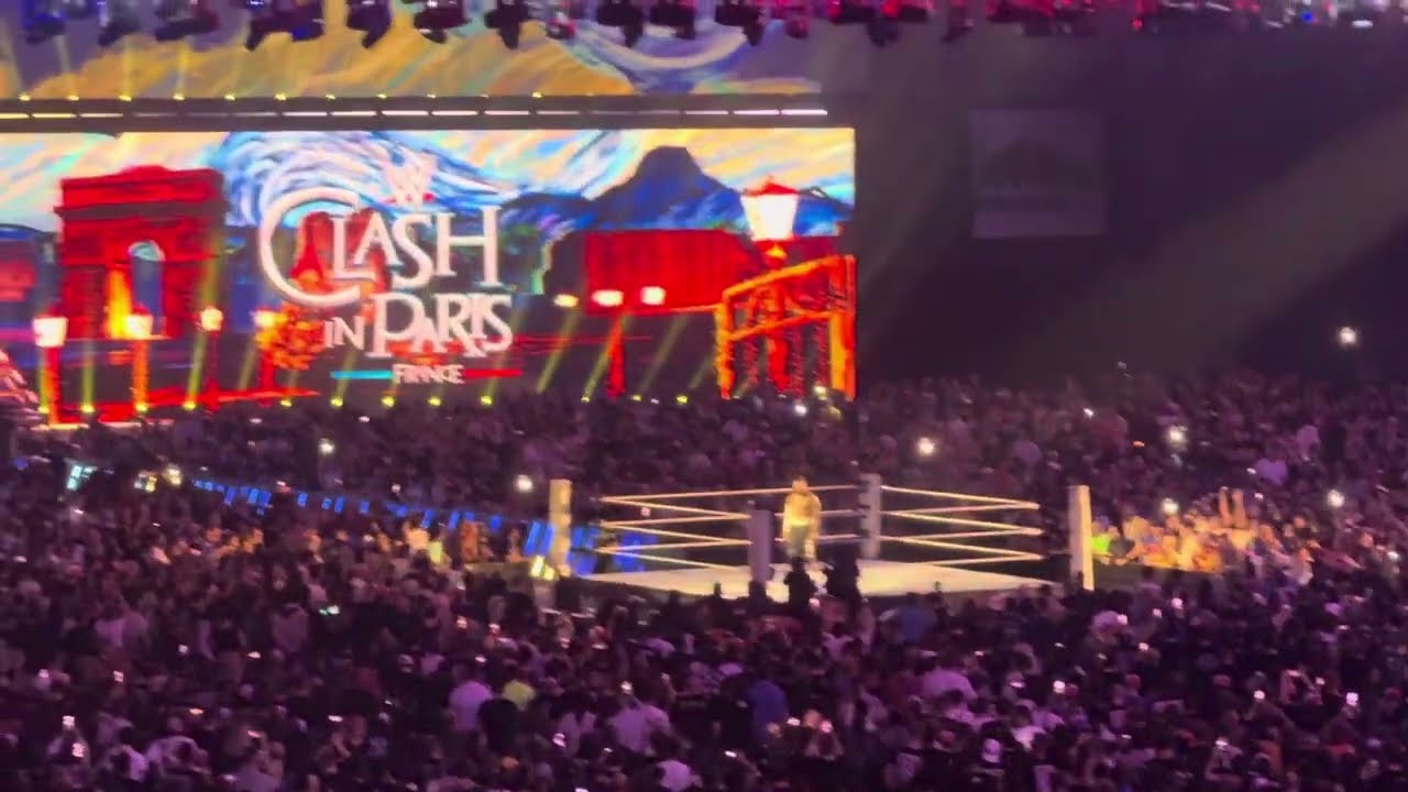 JEY USO LIVE ENTRANCE AT WWE CLASH IN PARIS 2025🇫🇷🔥